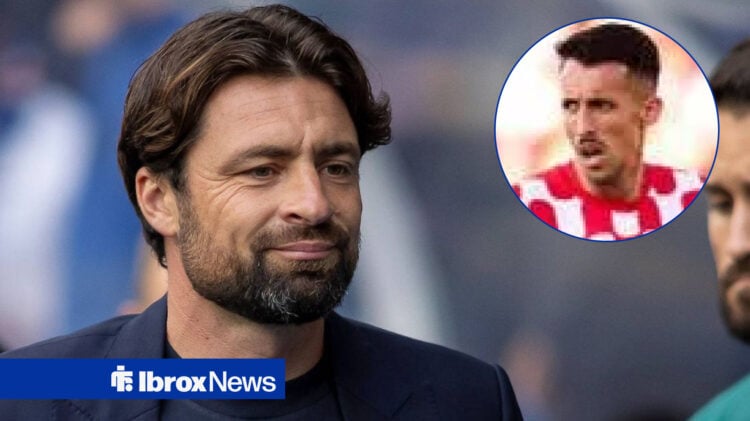 Russell Martin looking smug with Bojan Mivovski