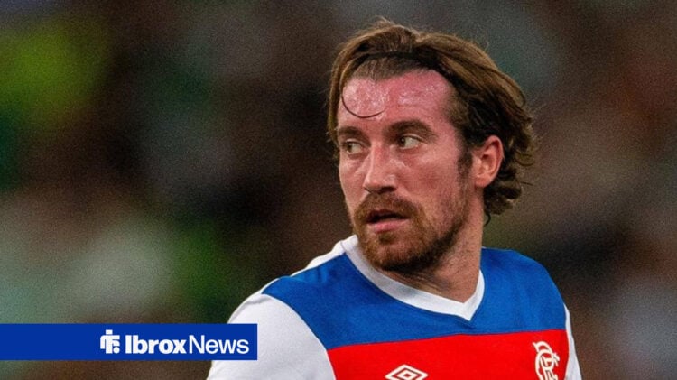 Joe Rothwell playing for Rangers