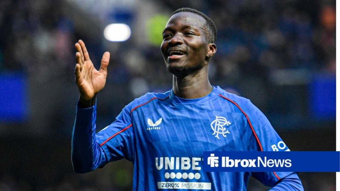 Rangers midfielder Mohamed Diomande.
