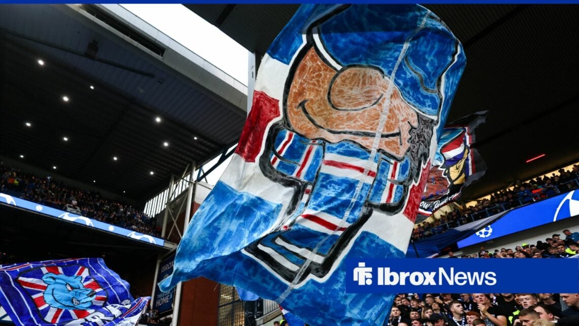 Union Bears fan group at Ibrox