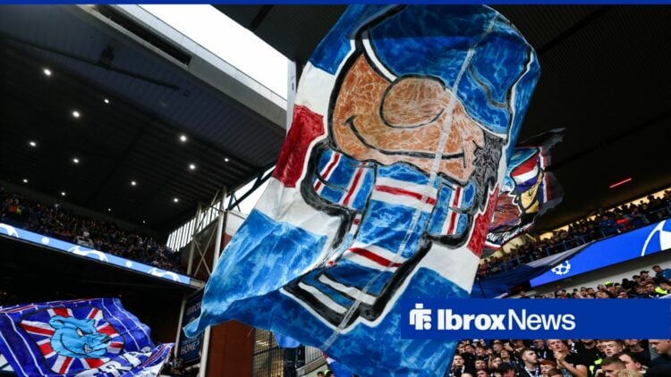 Union Bears fan group at Ibrox