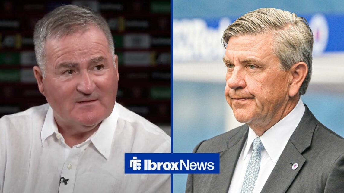 Andrew Cavenagh and Richard Keys stood side-by-side.