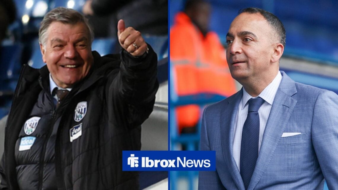 Sam Allardyce and Paraag Marathe stood side-by-side.