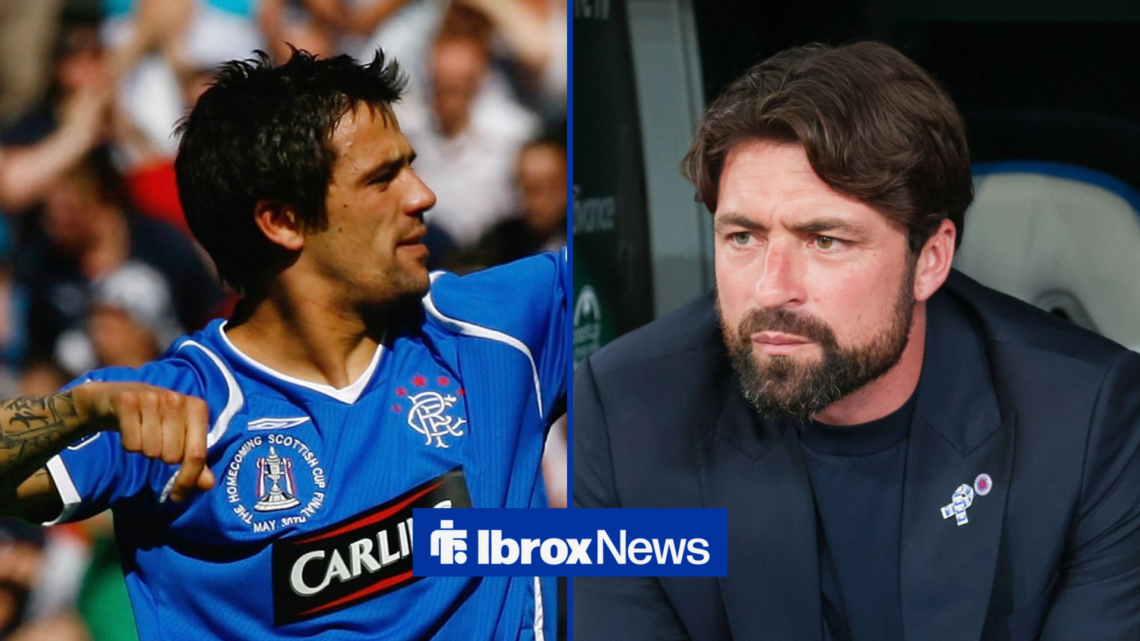 Nacho Novo in a split image with Russell Martin