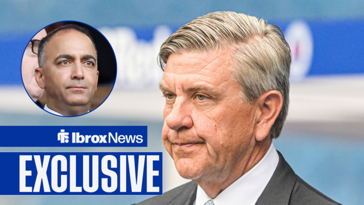 Rangers chairman Andrew Cavenagh and vice-chairman Paraag Mrathe in circular inset