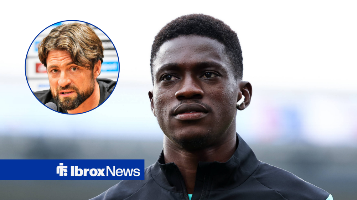 Rangers defender Nasser Djiga and Russell Martin in circular inset