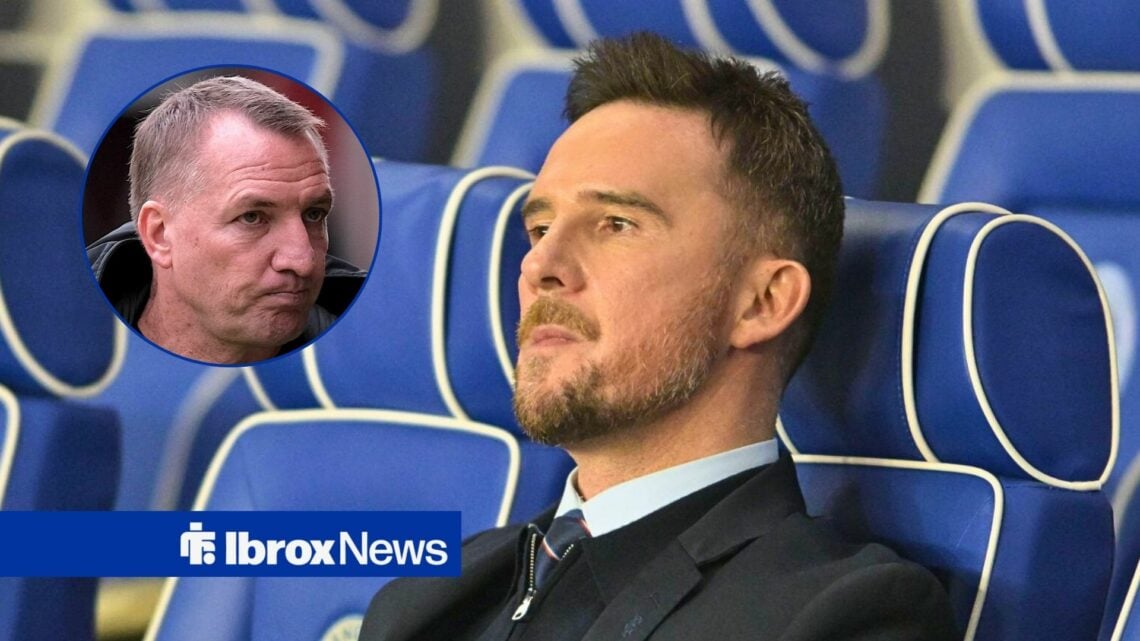 Rangers former interim boss Barry Ferguson and Celtic manager Brendan Rodgers
