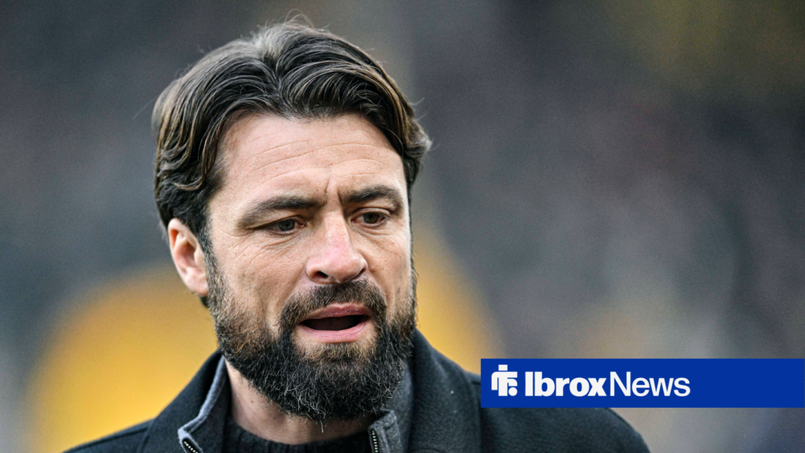 Rangers manager Russell Martin