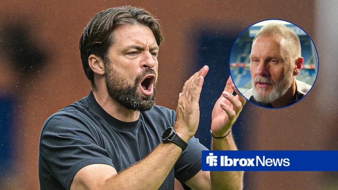 Rangers manager Russell Martin and Genk boss Thorsten Fink