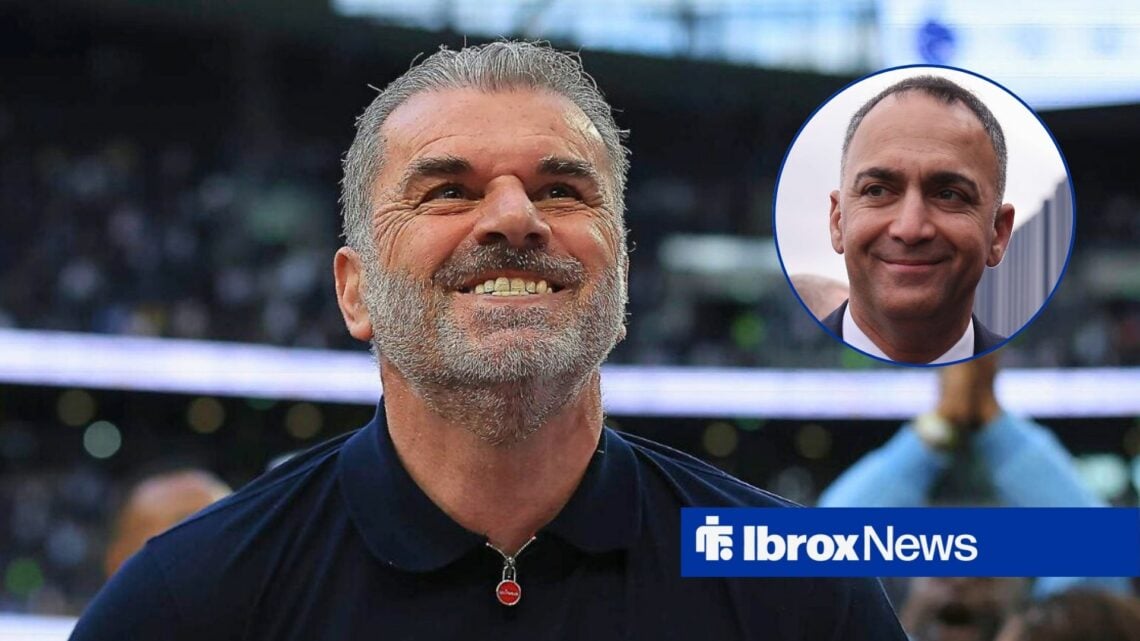 Rangers vice-chairman Paraag Marathe in circular inset and Ange Postecoglou