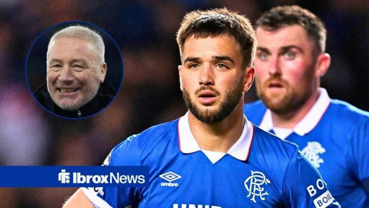 Rangers midfielder Nicolas Raskin and Ally McCoist in circular inset