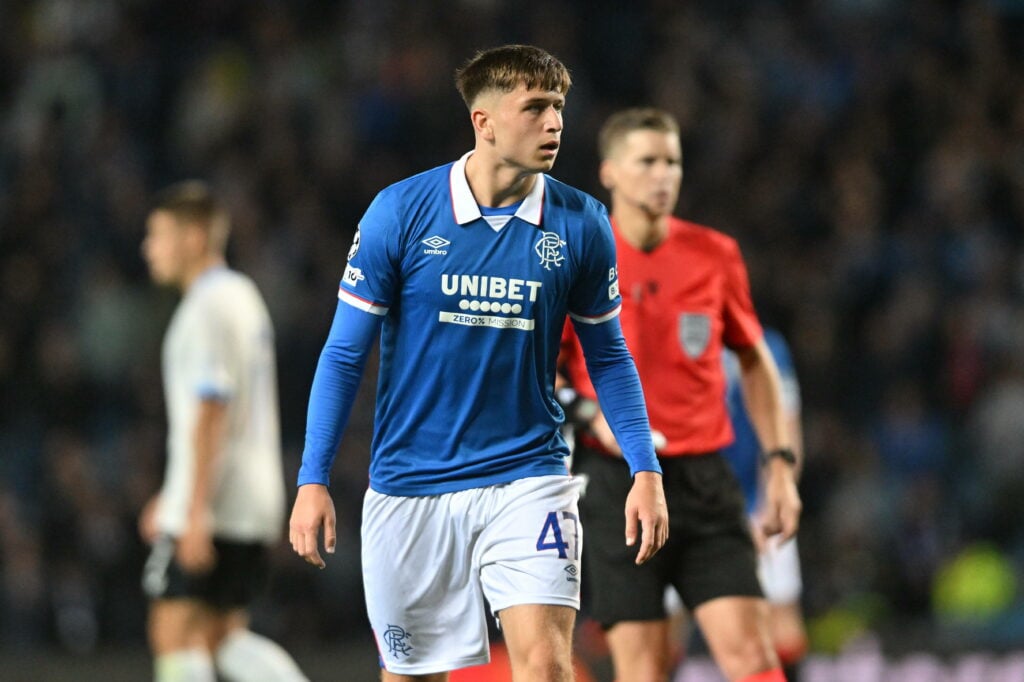 Rangers forward Mikey Moore