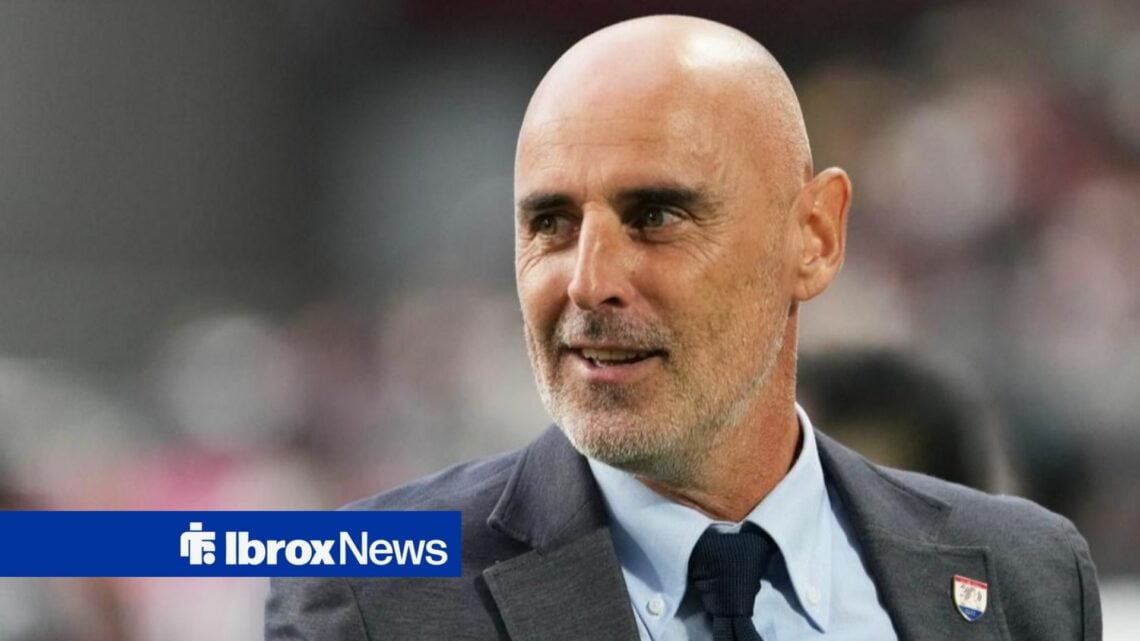 Kevin Muscat looks to his right