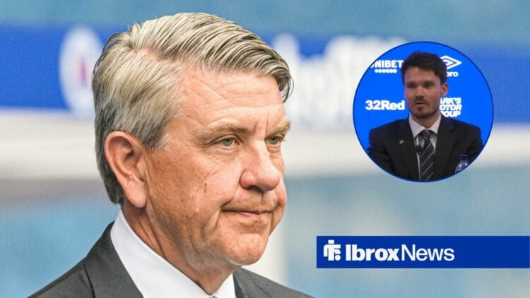 Andrew Cavenagh looking unhappy in the direction of Danny Rohl