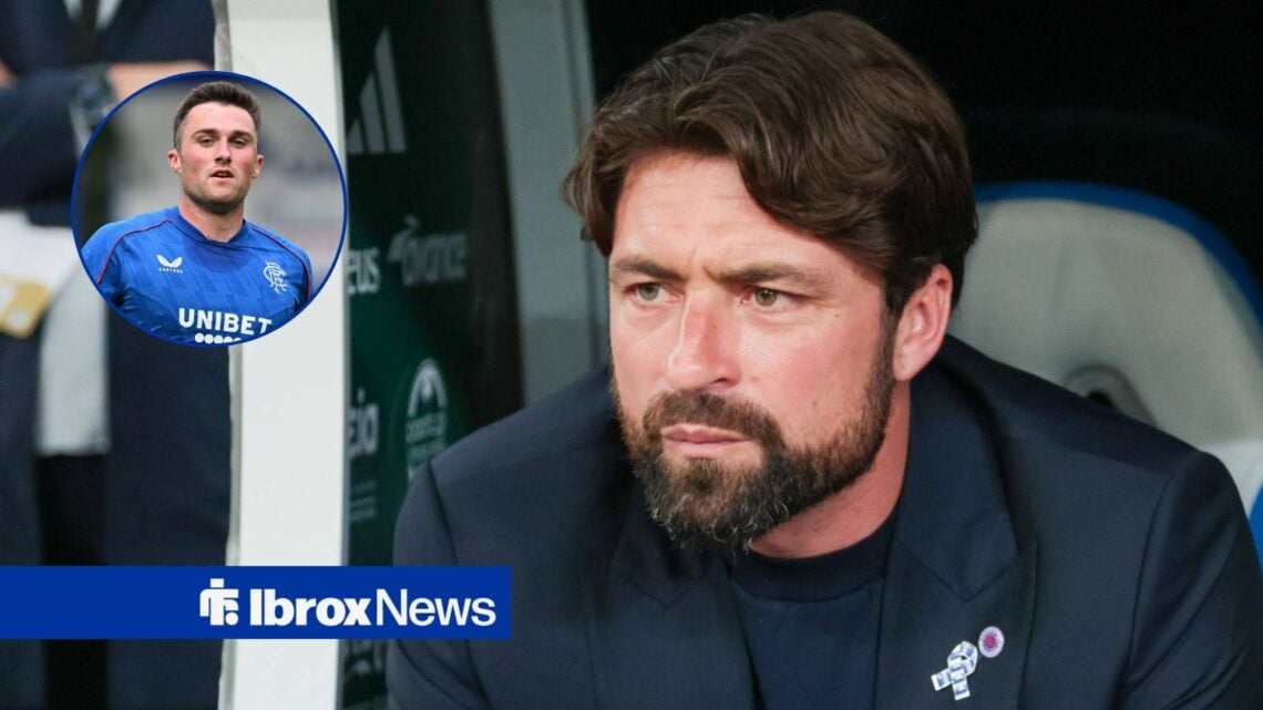 Russell Martin alongside a circle inset of John Souttar.