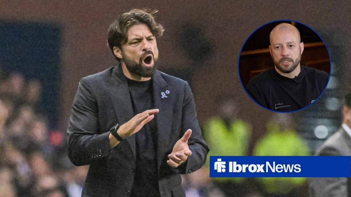 Russell Martin clapping alongside a circle inset of Alan Hutton