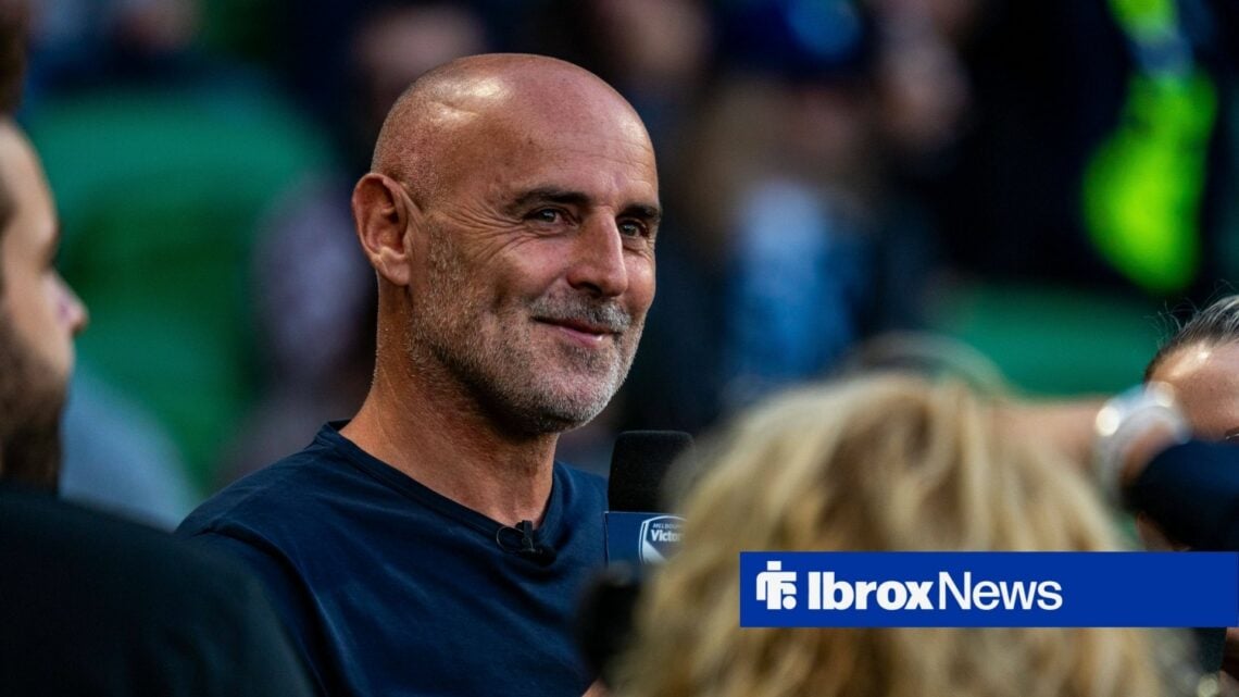 Shanghai Port manager Kevin Muscat smiles.