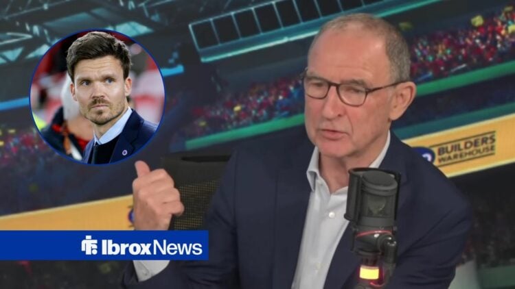 Martin O'Niell pointing at Dany Rohl