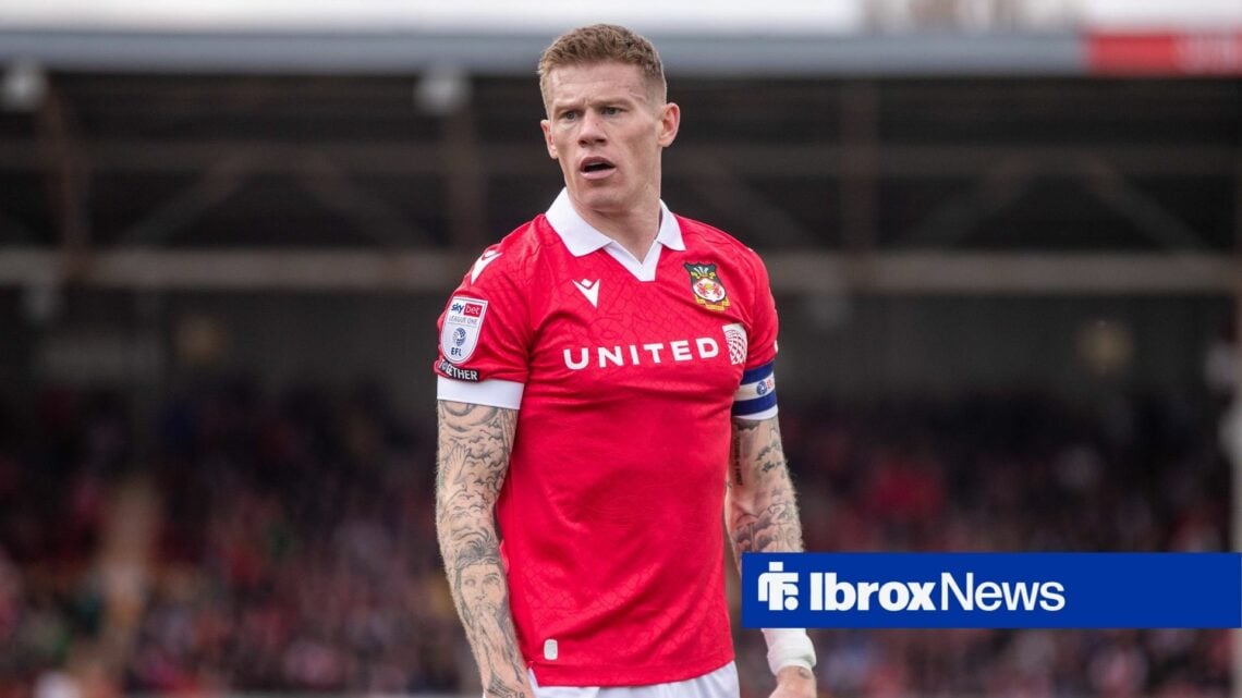 James McClean straight-faced while playing for Rangers