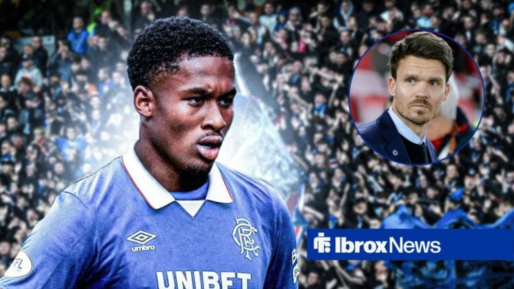 Jayden Meghoma alongside a circle inset of Danny Rohl.