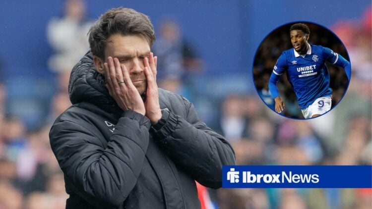 Danny Rohl alongside a circle inset of Youssef Chermiti.