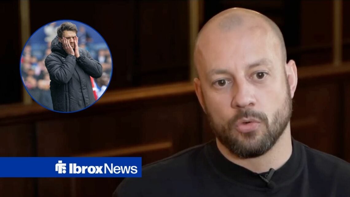 Alan Hutton alongside a circle inset of Danny Rohl.