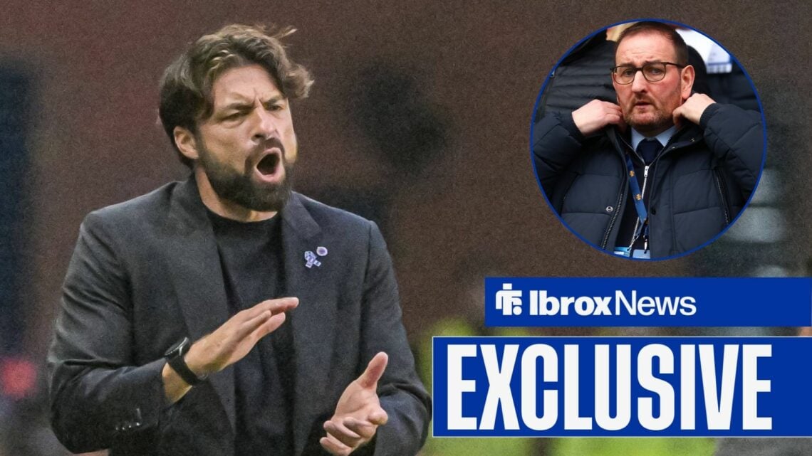 Russell Martin applauding alongside an inset of Kevin Thelwell.