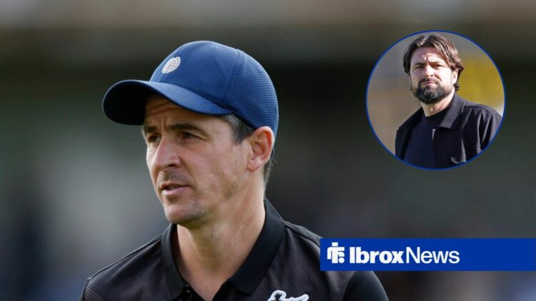 Joey Barton with Russell Martin inset