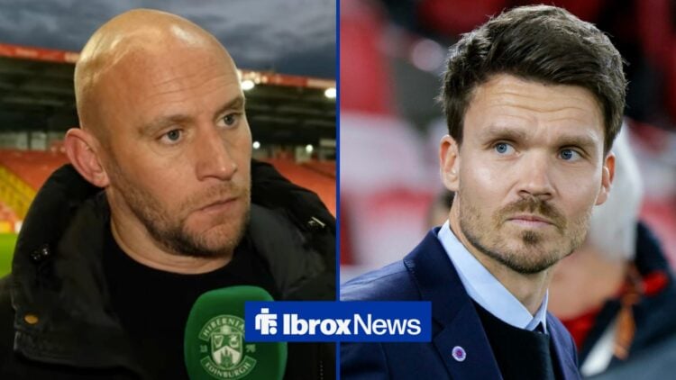 Danny Rohl and David Gray stood alongside each other.