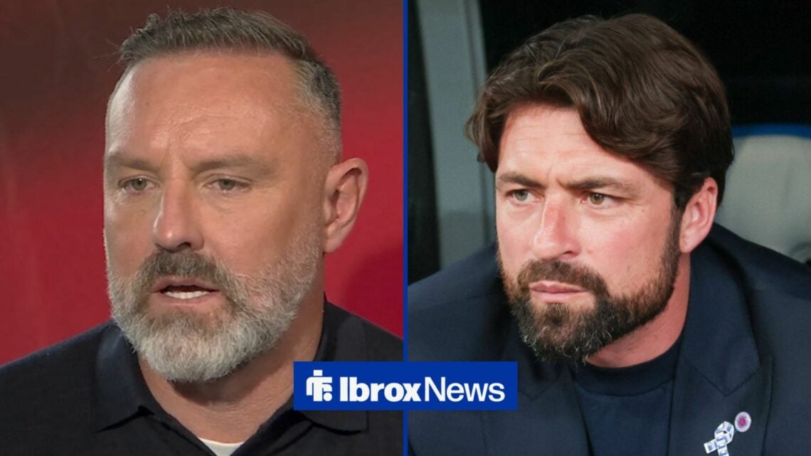 Kris Boyd alongside Russell Martin