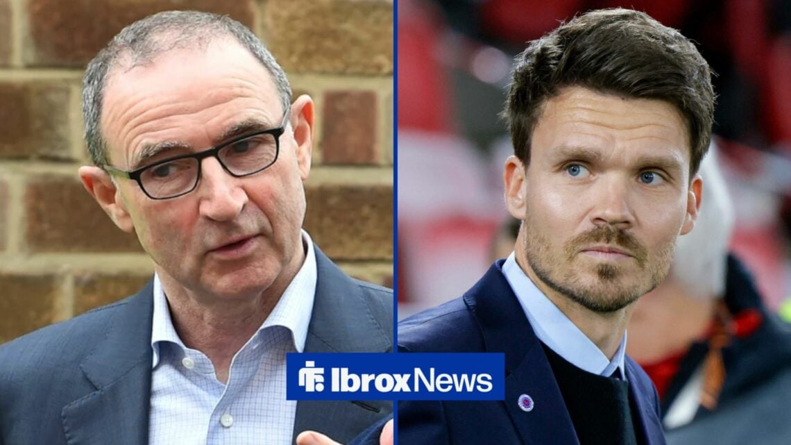Rangers boss Danny Rohl and Celtic boss Martin O'Neill.