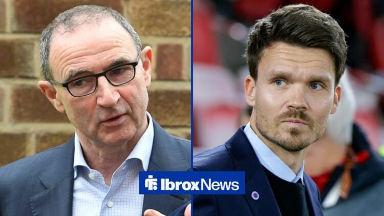 Rangers boss Danny Rohl and Celtic boss Martin O'Neill.