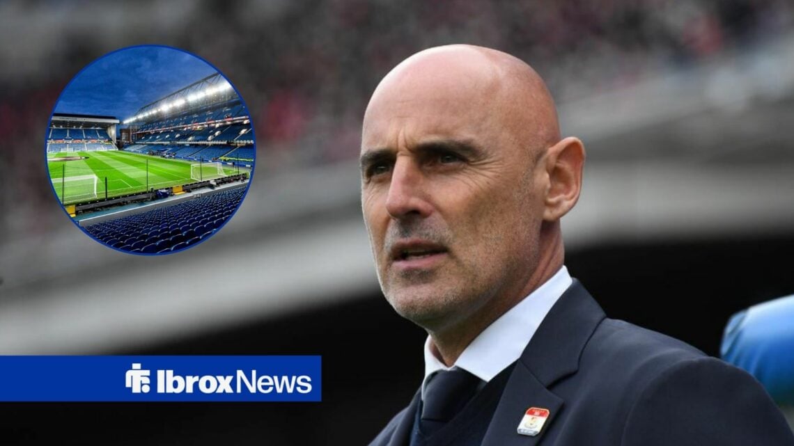 Rangers managerial candidate Kevin Muscat looking confused.