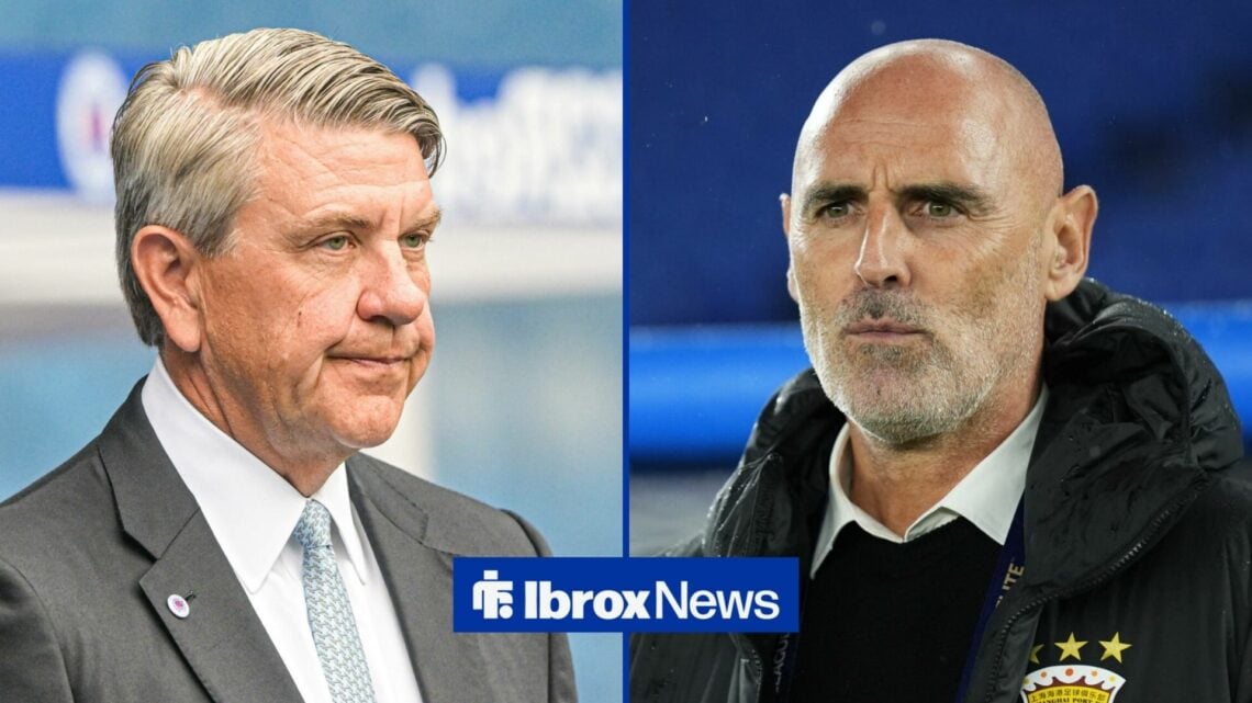 Rangers chief Andrew Cavenagh, Kevin Muscat in inset.