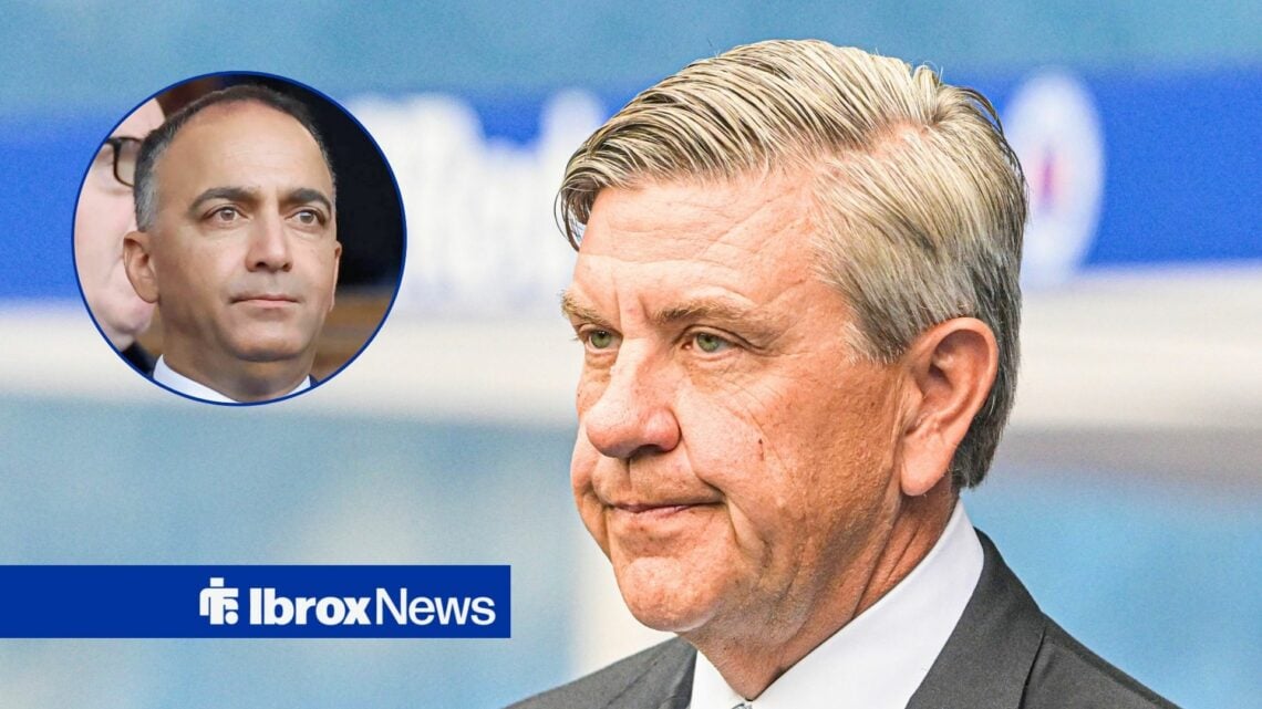 Rangers chairman Andrew Cavenagh and Paraag Marathe in circular inset