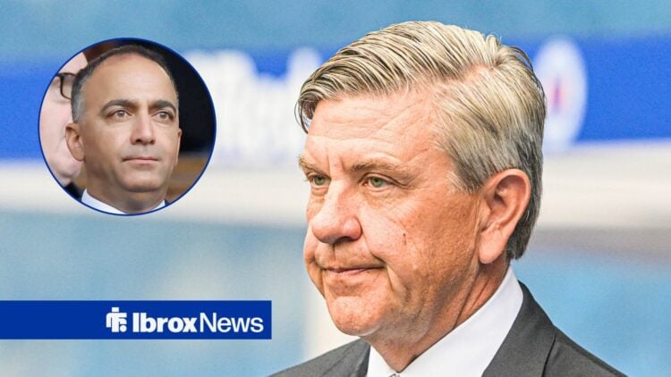 Rangers chairman Andrew Cavenagh and Paraag Marathe in circular inset