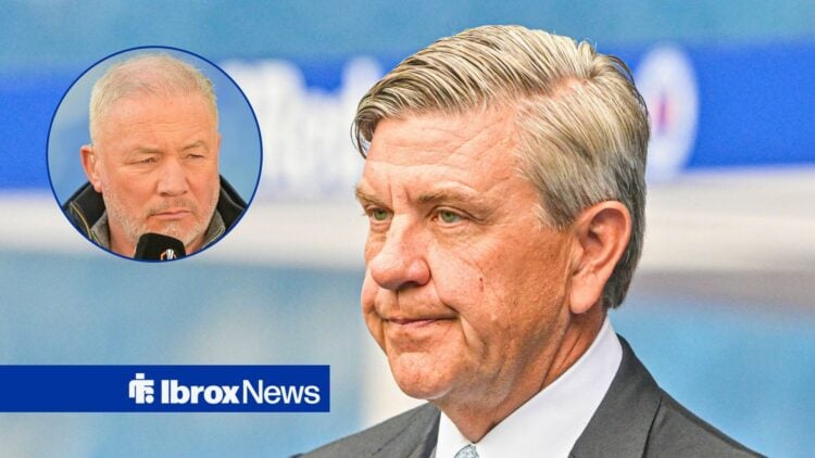 Rangers chairman Andrew Cavenagh and Ally McCoist in circular inset