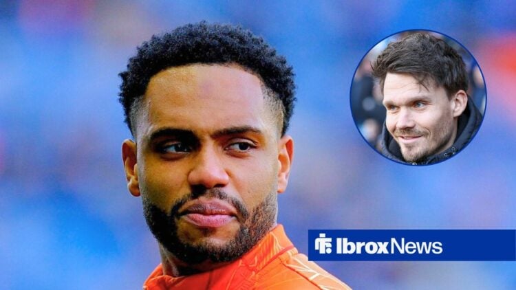 Rangers striker Danilo and Danny Rohl in circular inset