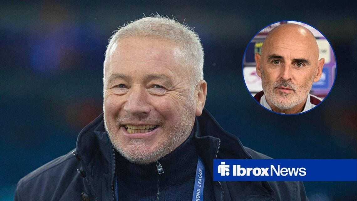Former Rangers forward Ally McCoist and Kevin Muscat in circular inset