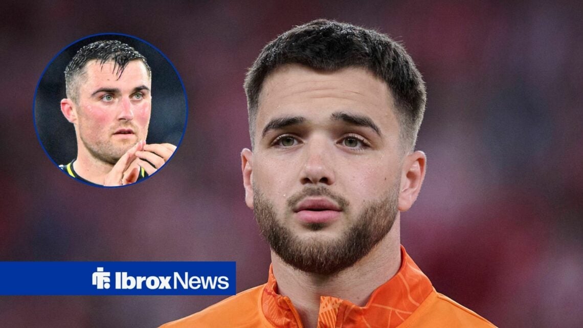 Rangers midfielder Nicolas Raskin and John Souttar in circular inset
