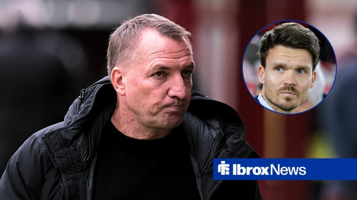 Celtic boss Brendan Rodgers and Rangers manager Danny Rohl in circular inset