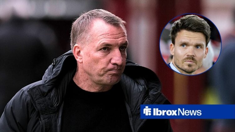 Celtic boss Brendan Rodgers and Rangers manager Danny Rohl in circular inset