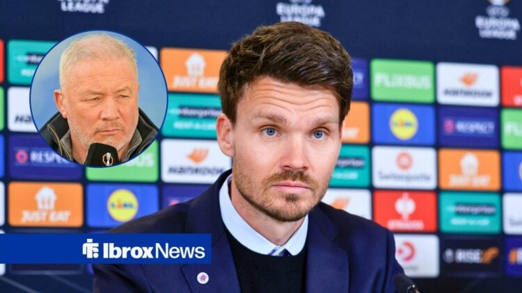 Rangers manager Danny Rohl and Ally McCoist in circular inset