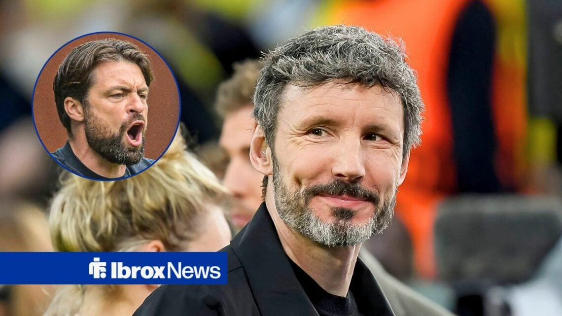 Rangers linked Mark Van Bommel and Russell Martin in circular inset