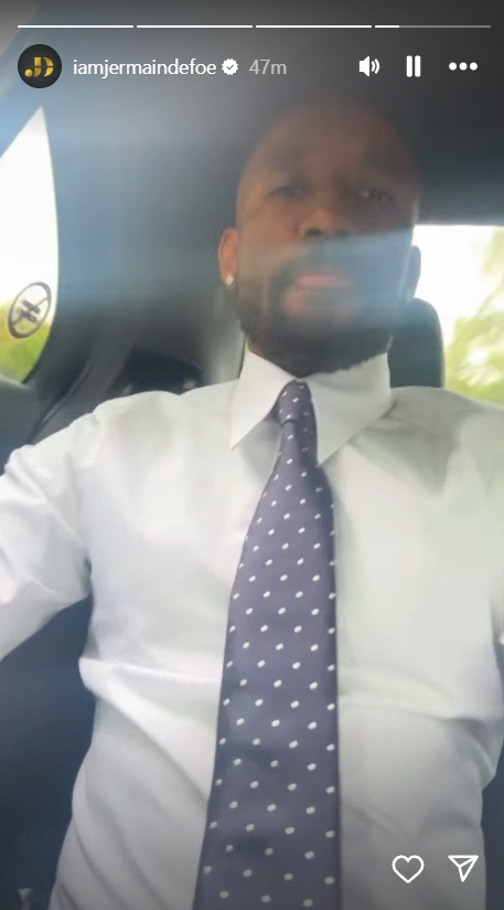 Jermain Defoe in shirt and tie