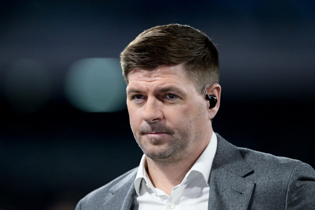 Rangers-linked manager Steven Gerrard working as a TV pundit