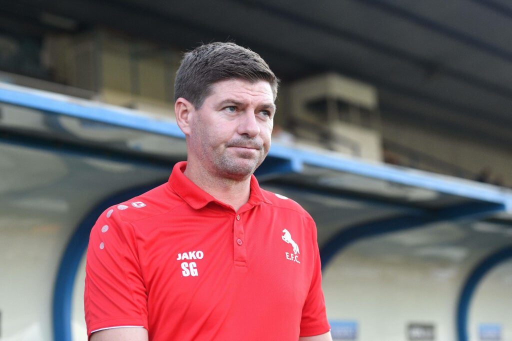 Steven Gerrard during his time at Al-Ettifaq in Saudi Arabia