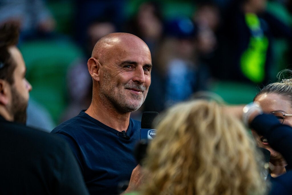 Shanghai Port manager Kevin Muscat smiles.
