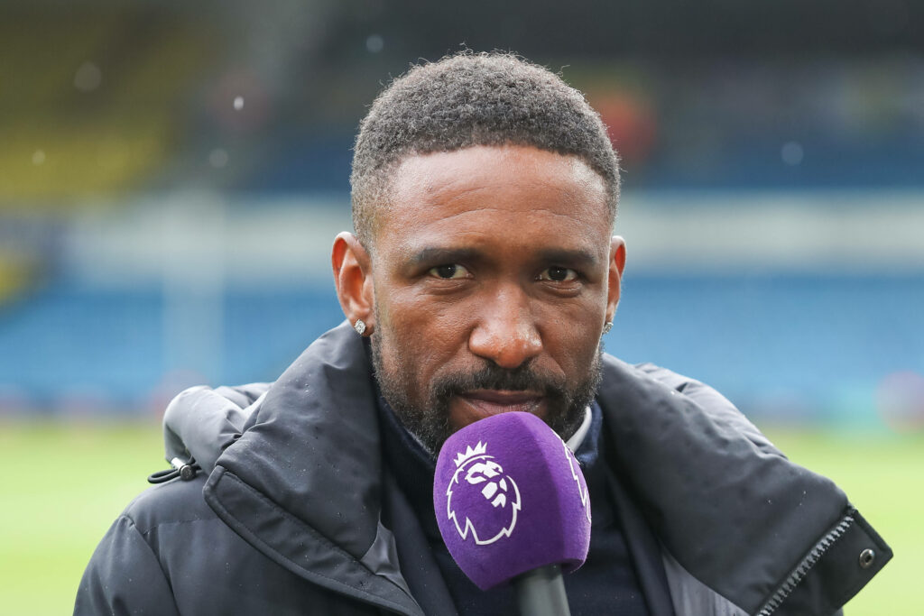 Jermain Defoe working as a pundit