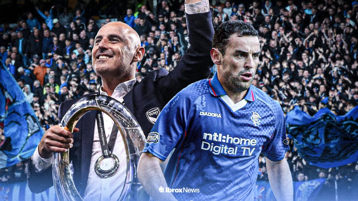 Kevin Muscat at Rangers, and as a manager.